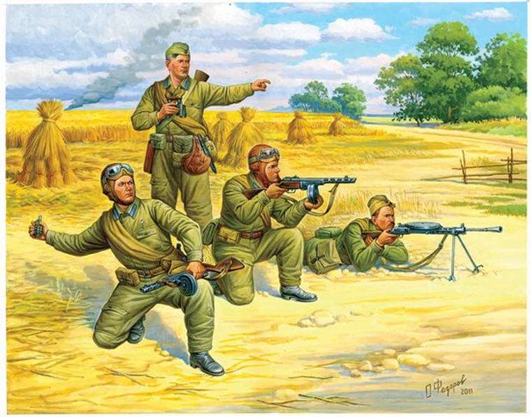 Zvezda Model Kits - Soviet Paratrooper 1:72 - 6138