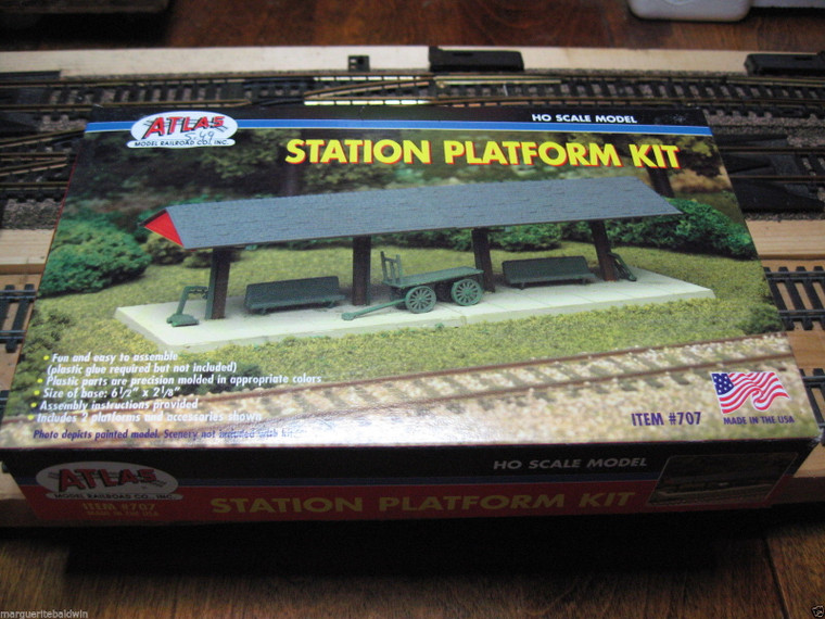 Atlas Model Railroad Co. - Ho Station Platform Kit - 707