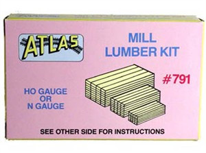 Atlas Model Railroad Co. - Ho Mill Lumber - 791
