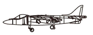 Trumpeter Models - Av-8B Harrier Jets 1:700 - 3459