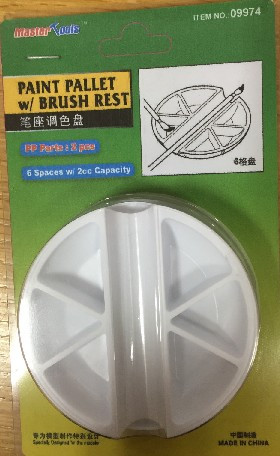 Trumpeter Models - Paint Palette 6 Well w/lid - 9974