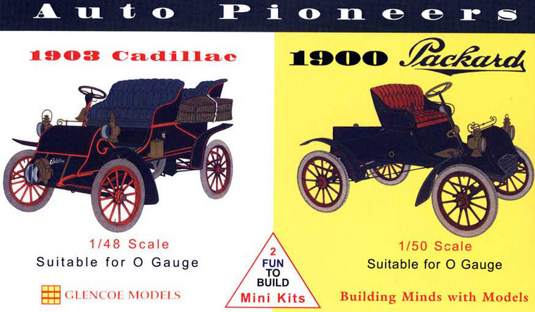 Glencoe Models - O Auto Pioneers Cady + Packard - 3605
