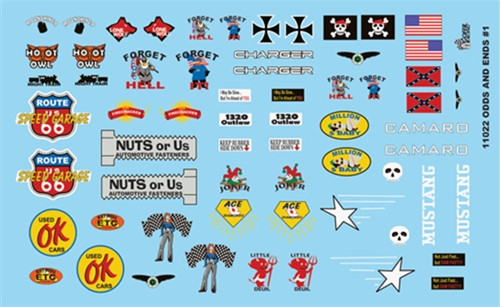 Gofer Racing Model Decals - Odds & Ends Decals - 11022