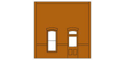 Design Preservations - Ho Street Level Rect Entry - 30131