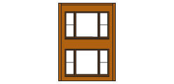 Design Preservations - Ho Two Story 20th Cent Window - 30164