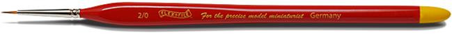 Flex-I-File - BR2-0 2/0 Size Red Sable Paint Brush - BR2-0