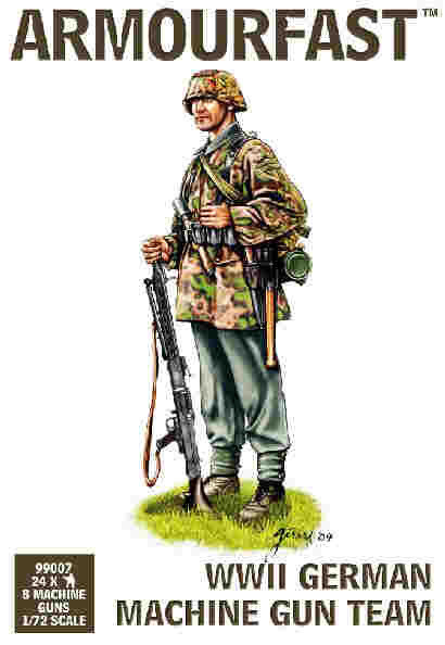 HaT Industries Figures - Late German Machine Gun Team - 99007