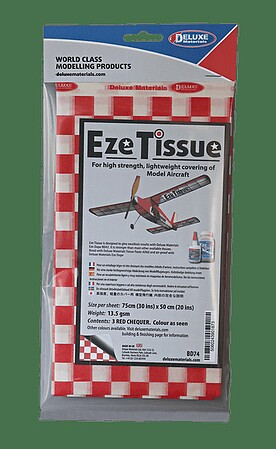 Deluxe Materials  Glue - EZE Tissue Red Checker 3 per pack - BD74