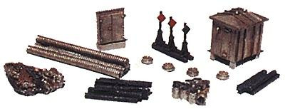 Railway Express Miniature - N RAILROAD YARD DETAIL SET - 2141