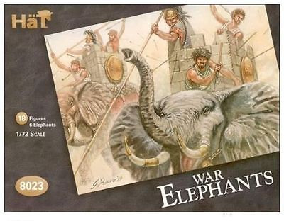 HaT Industries Figures - Carthaginian War Elephants :72 - 8023