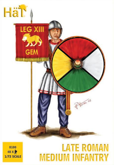 HaT Industries Figures - Late Roman Medium Infantry :72 - 8100