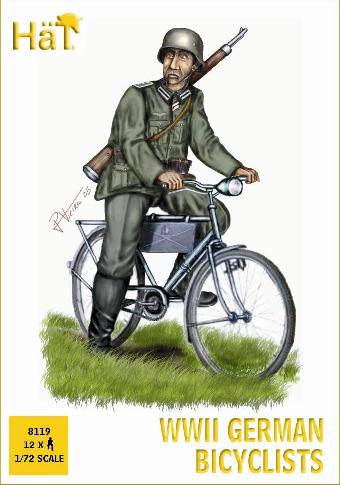 HaT Industries Figures - Ww-Ii German Bicyclists 1:72 - 8119