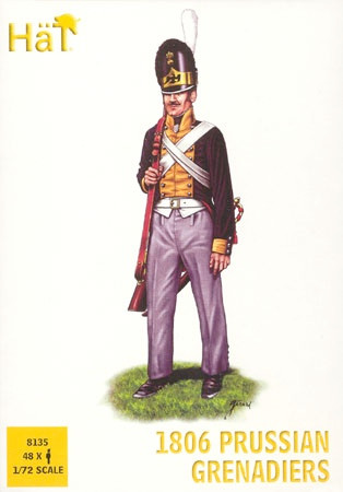 HaT Industries Figures - 1806 Prussian Grenadiers 1:72 - 8135