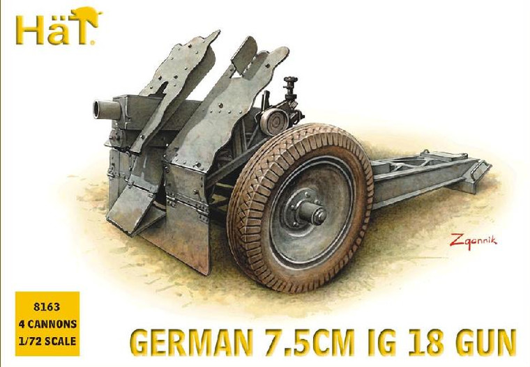 HaT Industries Figures - Ww-Ii Germans 75M Ig18 1:72 - 8163