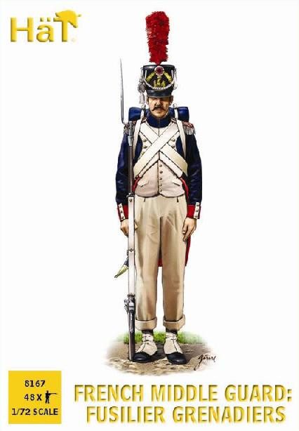 HaT Industries Figures - French Middle Guard 1:72 - 8167