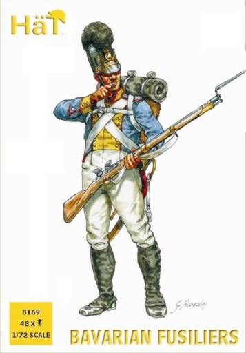HaT Industries Figures - Napoleonic Bavarian Fusil 1:72 - 8169
