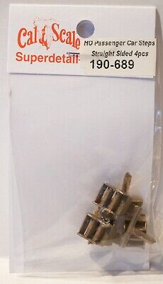 Cal-Scale Train Parts - Ho Pass. Car Side Steps 4pcs - 689