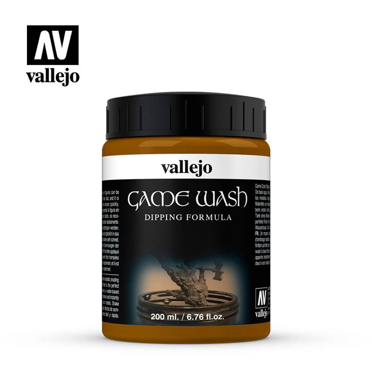 Vallejo Acrylic Paints - Sepia Wash 200ml 1pc - 73300