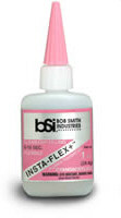 Bob Smith Industries- Glue - Insta-Flex Clear Rubber 1oz - 120