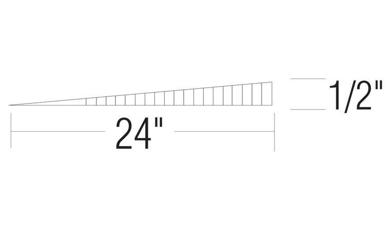 Woodland Scenics - 2% Incline Starter 2' 8pk - 1412