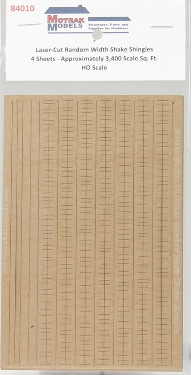 Motrak Models - Ho RANDOM WIDTH SHAKES - 84010