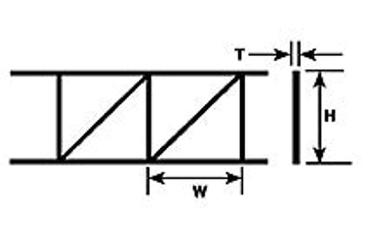 Plastruct - Owt-1062pk Web Truss 1-1/4' - 90926