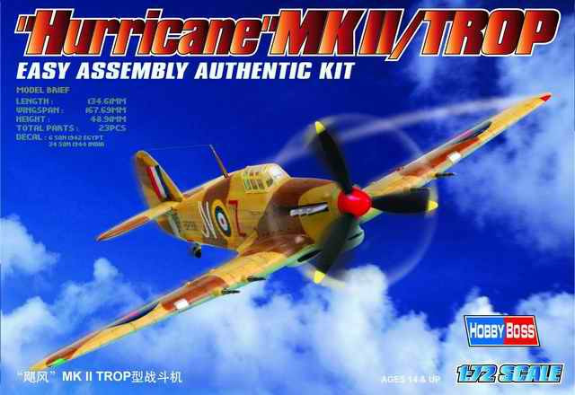 Hobby Boss Models - Hurricane Mk.Ii/Trop 1:72 - 80216