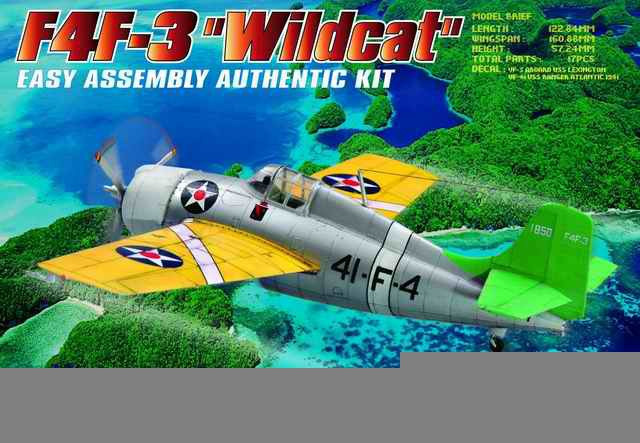 Hobby Boss Models - F4F-3 Wildcat 1:72 - 80219