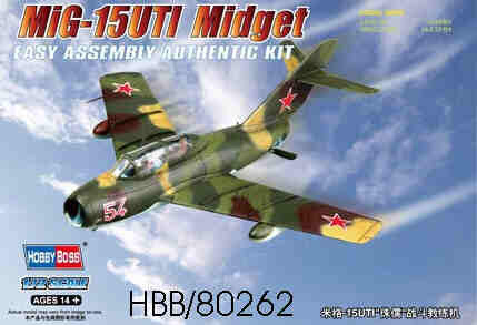 Hobby Boss Models - Mig-15 Uti Midget 1:72 - 80262