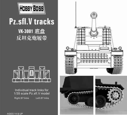 Hobby Boss Models - Pzsfl.V Tracks 1:35 - 81001
