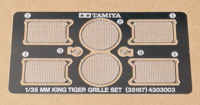 Tamiya Paint - Hobby Kits - German King Tiger Etch Grille - 35167