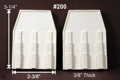 Monroe Models - N Brdge Abutmnt Cut Stone 2pk - 200