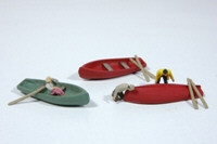 JL Innovative Design - Ho Row Boats (3) Oars (6) - 492