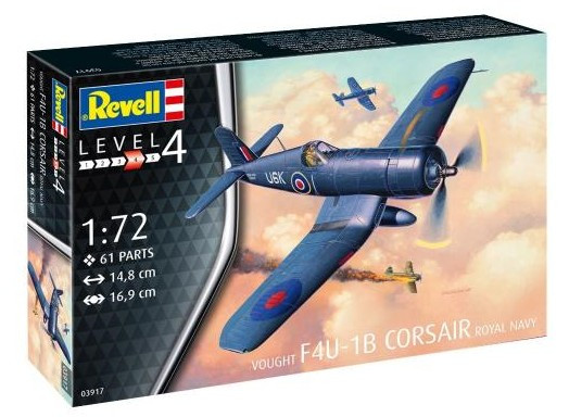 Revell Monogram Germany - F4U1B Corsair Royal Navy Fighter 1:72 - 3917