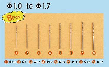 Trumpeter Models - Twist Drilling Auger Bit Set2 - 9955