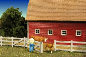 Monroe Models - N Barn Yard Fence - 9310