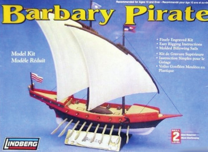 Lindberg Model Kits - Barbary Pirate Ship 1:250 - 205
