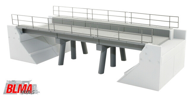BLMA Models RR - N Modern Concrete Seg Bridge B - 591