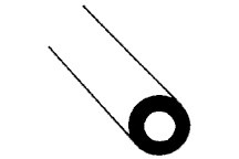 Plastruct - 1' X 30' Butrate Tubing - TB32L