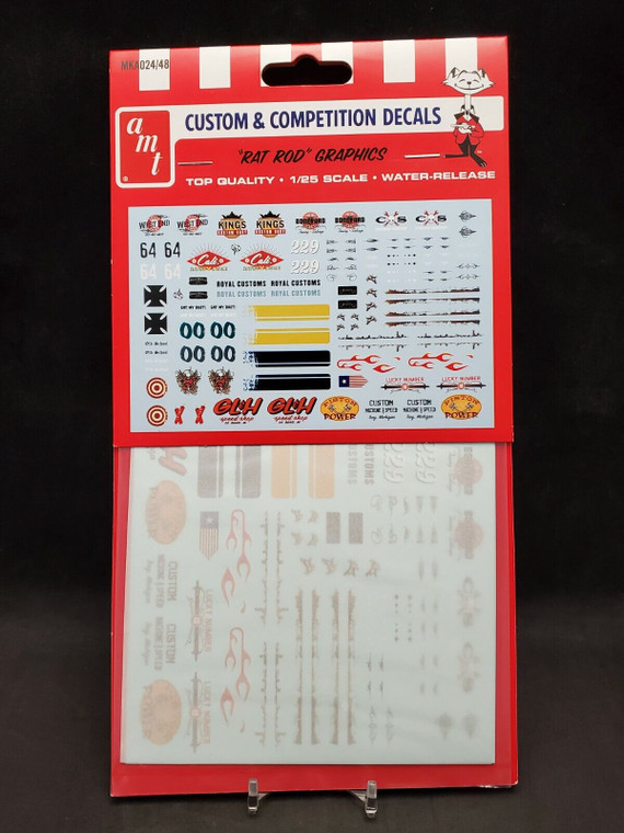 Model Kits Accessories - Rat Rod Decals 1:25 - 24