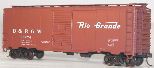 Accurail - Ho 40' Aar Steel Boxcar R&Rgw - 3539