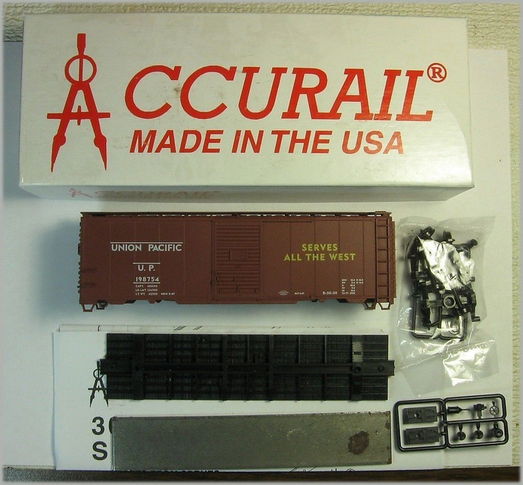 Accurail - Ho 40' Aar Steel Boxcar Up - 35041