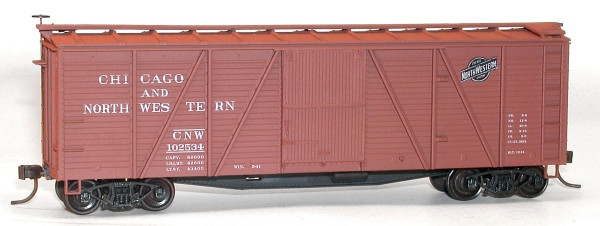 Accurail - Ho 40' Wood Ob Boxcar C&Nw - 70041