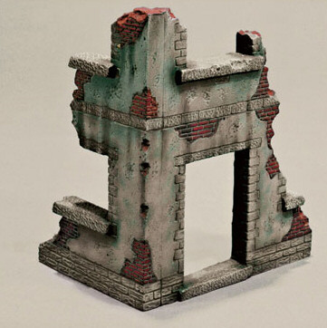 Italeri Model Kits - Ruin House Corner Wall Sec :35 - 6413