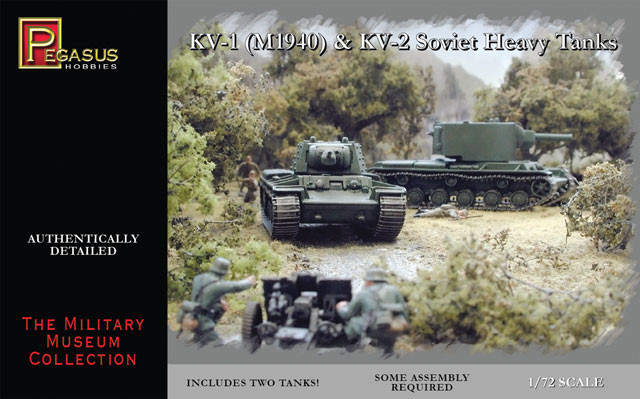 Pegasus - Kv-1 & Kv-2 Soviet Tanks 1:72 - 7665