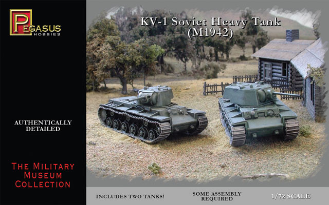 Pegasus - Kv-1 Soviet Hvy Tanks 1942 :72 - 7666