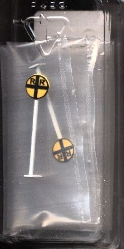 NJ International - Ho Round Rr Warning Signs - 1240