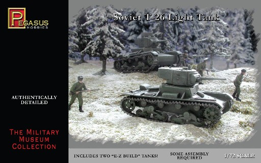 Pegasus - Soviet T-26 Tanks 1:72 - 7671