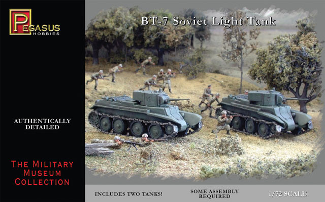 Pegasus - Bt-7 Soviet Light Tanks 1:72 - 7673