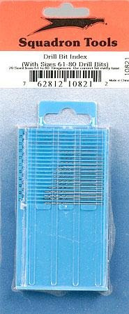 Squadron Tools - Drill Bit Set #61-#80 W/Case - 10821